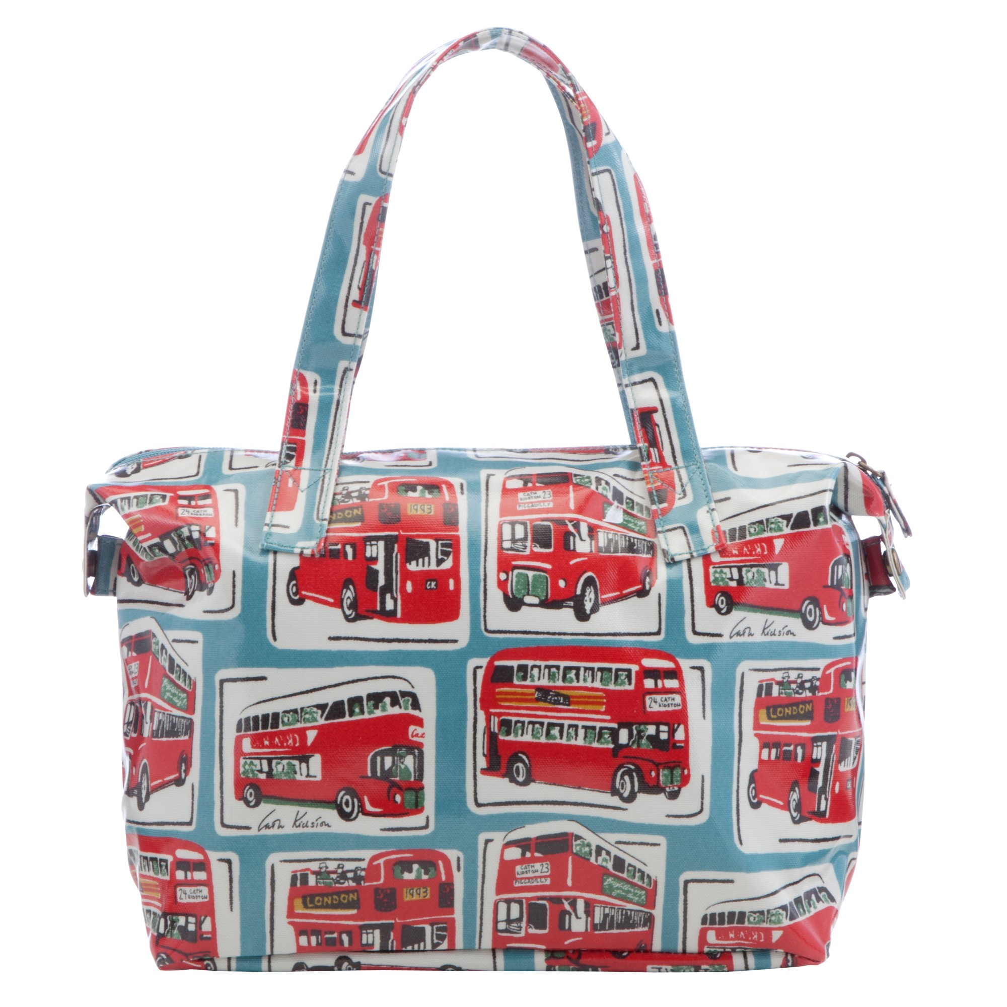 Cath Kidston Small Zipped London Buses Mini Zip Bag in Blue