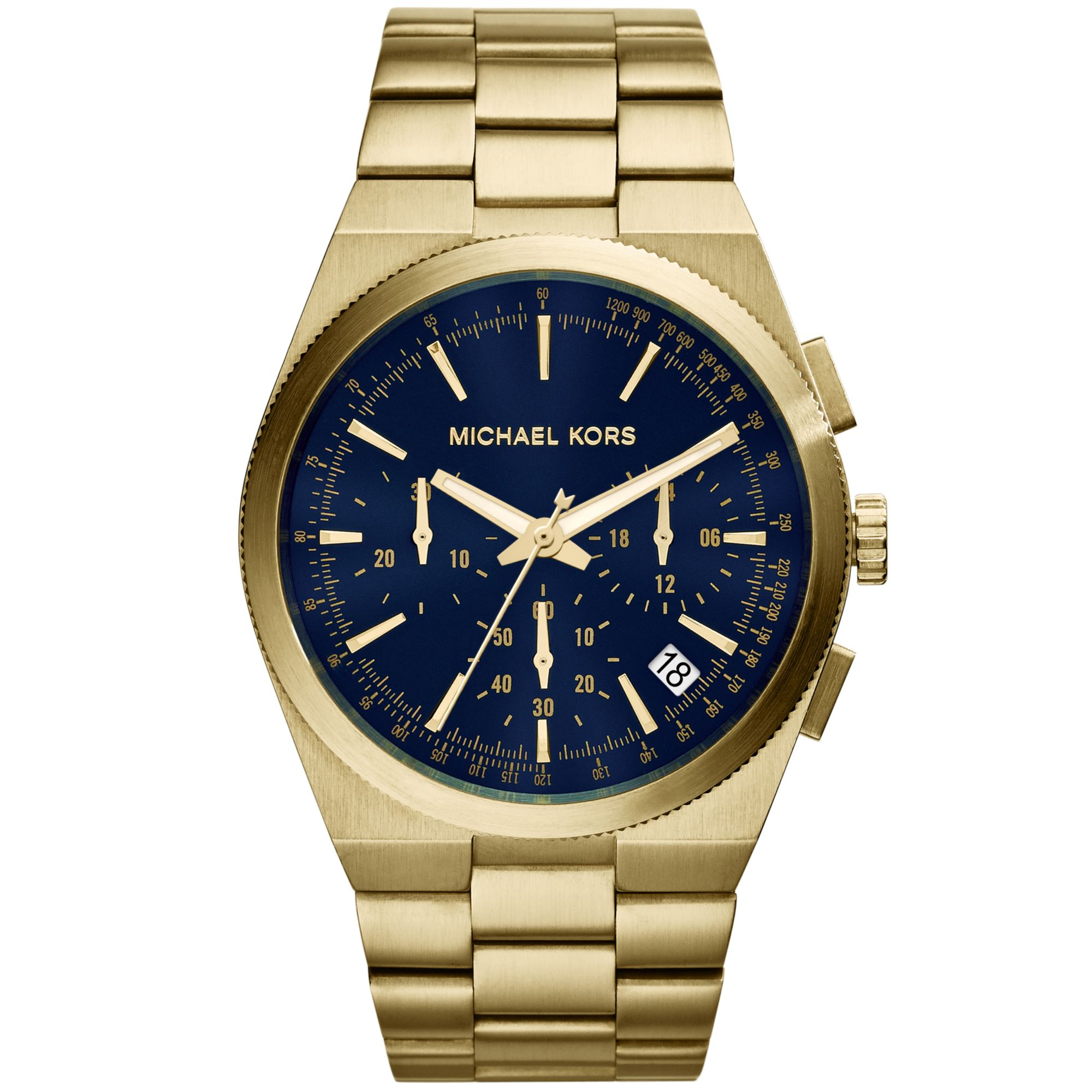 Michael Kors Men'S Chronograph Channing GoldTone Stainless Steel