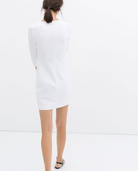 zara rhinestone strap dress