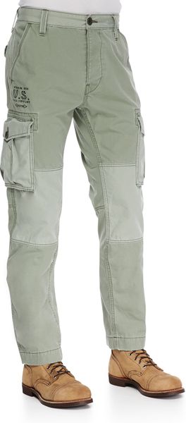 true religion green cargo pants