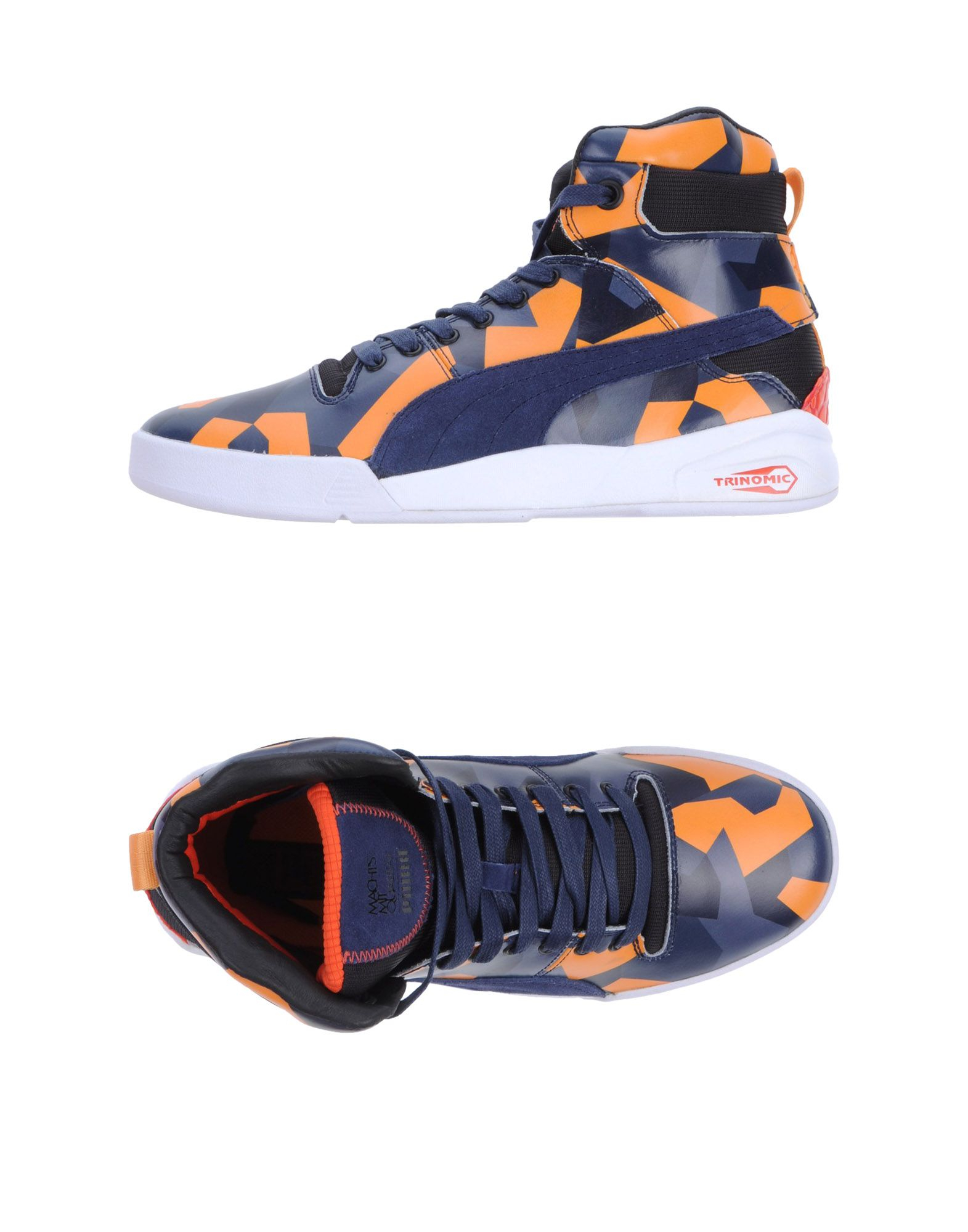 orange high top cleats