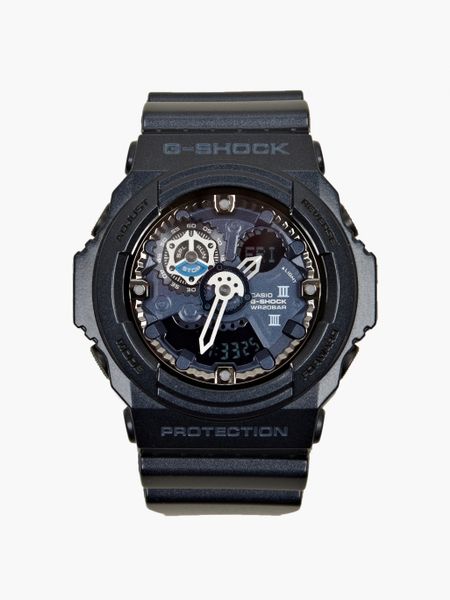 navy blue casio watch