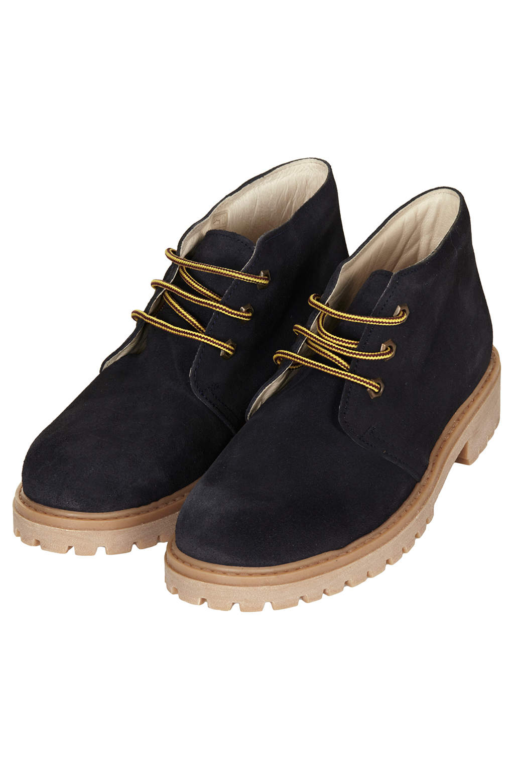 navy blue lace up boots