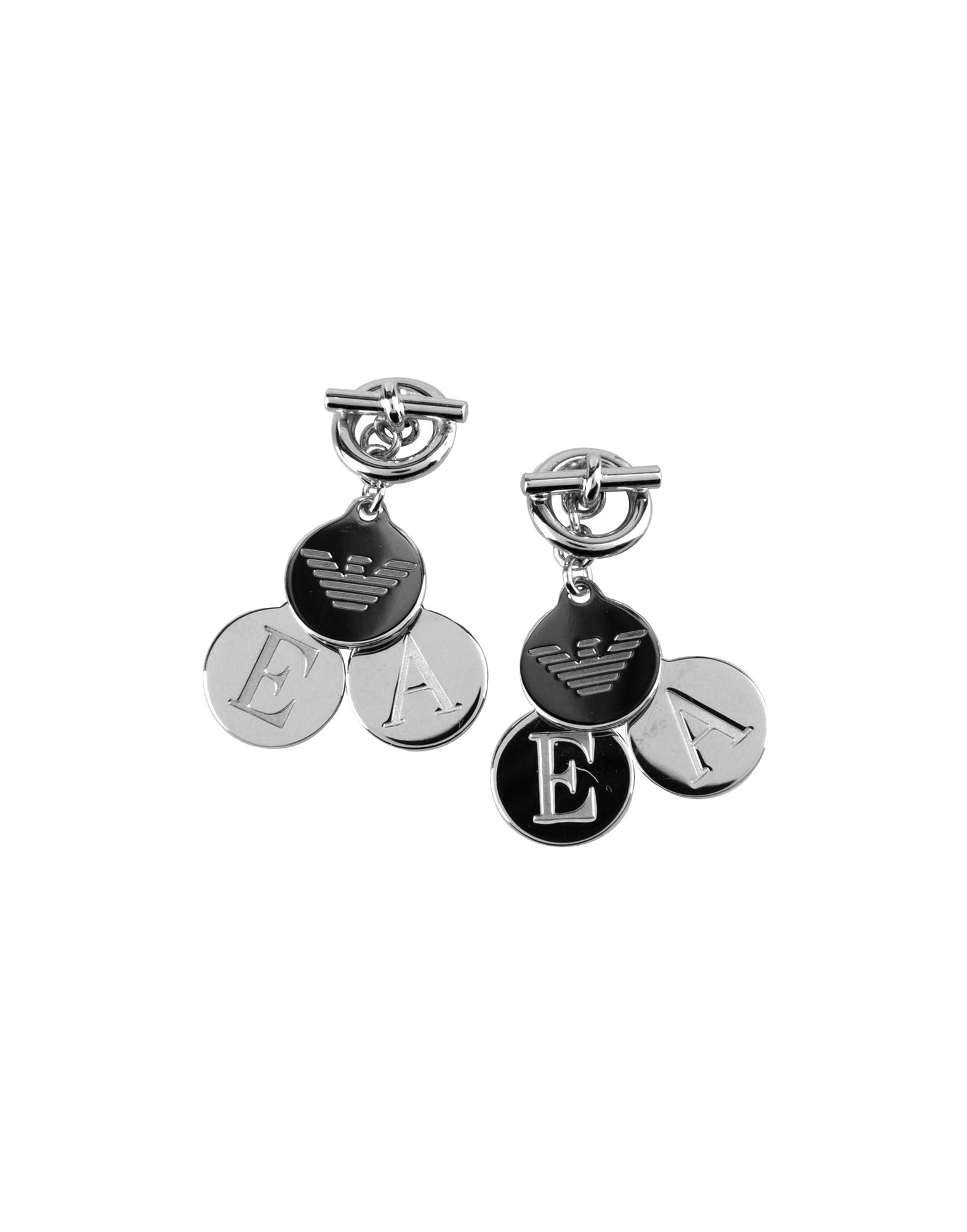 armani earrings silver