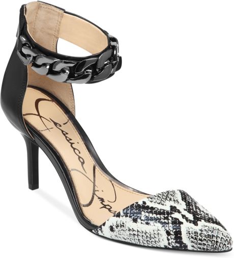 jessica simpson snake pumps