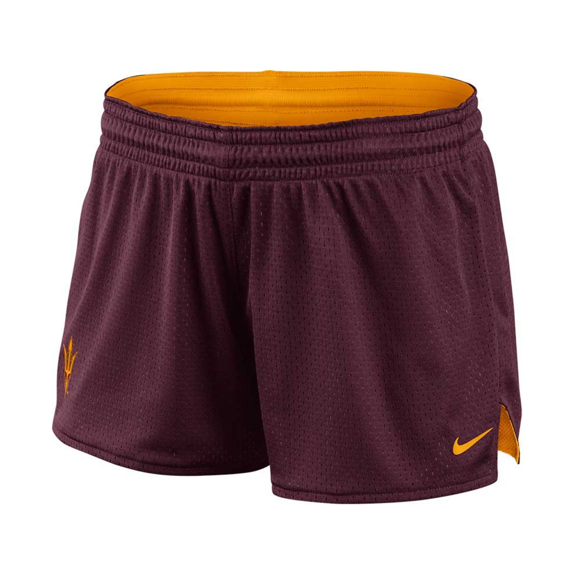 Nike Women'S Arizona State Sun Devils Mesh Shorts in Red (Maroon) Lyst