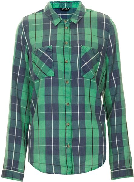 green check shirt ladies