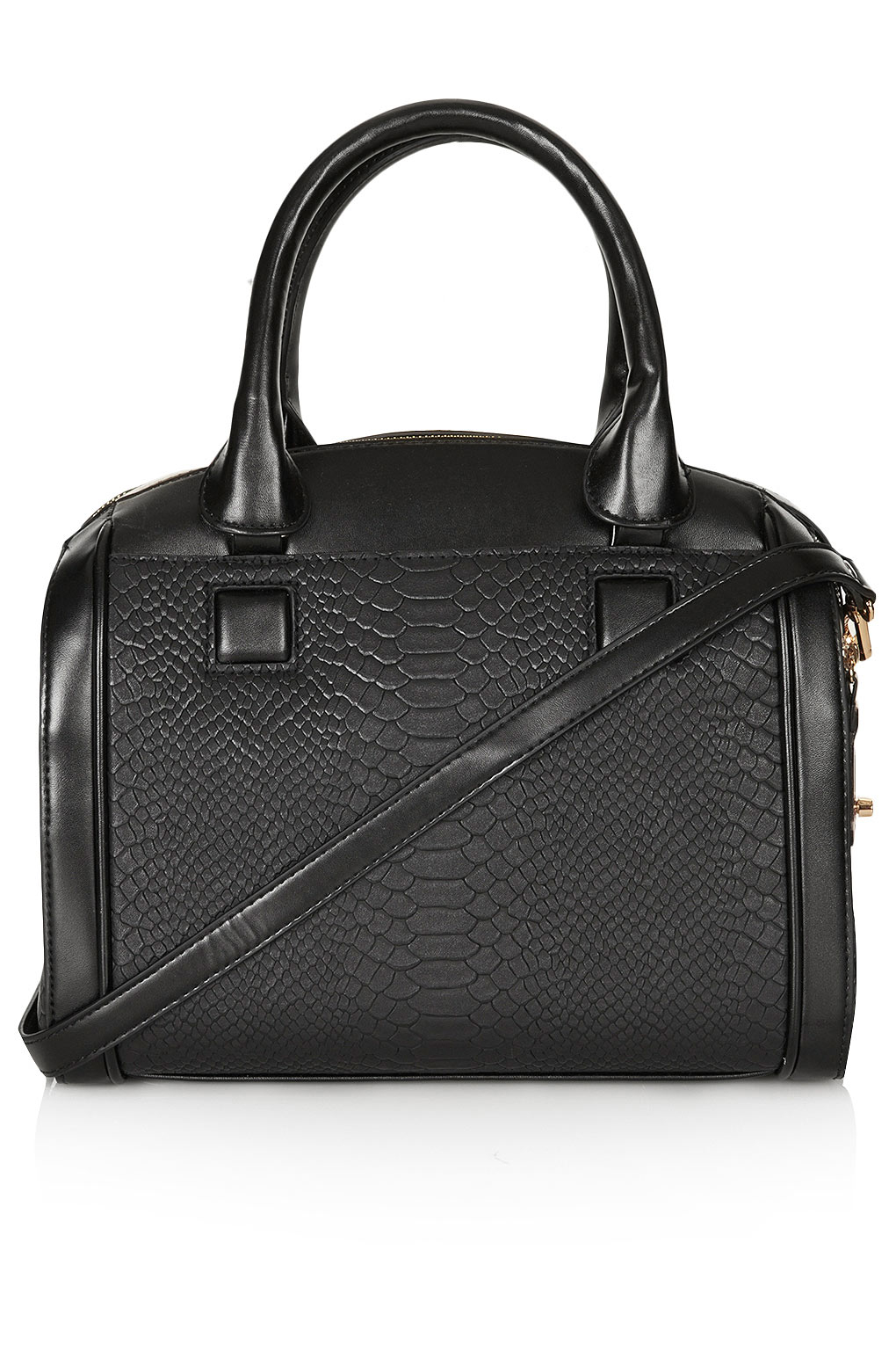 Double Zip Holdall Bag in Black Lyst