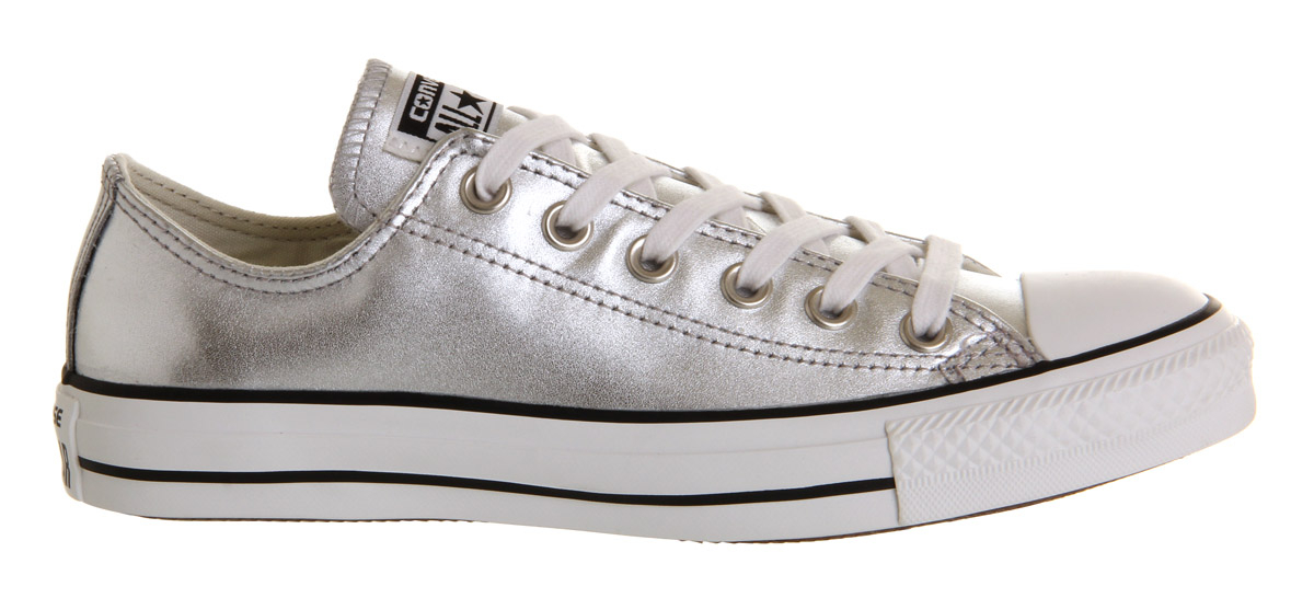 silver converse