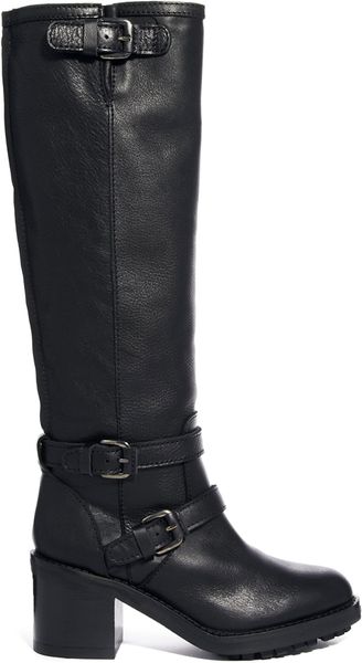 mango black heeled boots