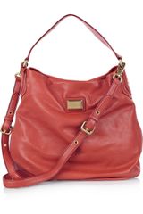Marc By Marc Jacobs Hillier Hobo Leather Shoulder Bag