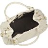 Miu Miu Bugatti Glazed Leather Tote in White