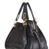 Chloé Small Paraty Waxed Leather Shoulder Bag in Black - Lyst