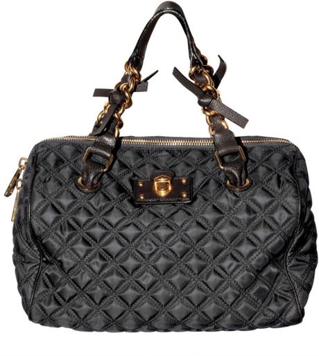 Marc Jacobs Rubik Calfskin Quilted Westside in Black - Lyst