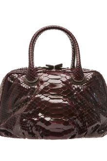 Zagliani Marieluce Small Python Skin Bag - Lyst