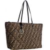 Fendi Tobacco Quilted Zucca Canvas Large Tote in Brown (tobacco) - Lyst
