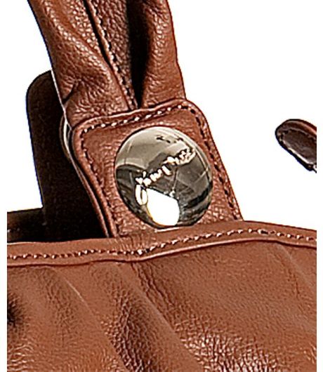 Junior Drake Cappuccino Leather Luisa Cross Body Bag in Brown - Lyst