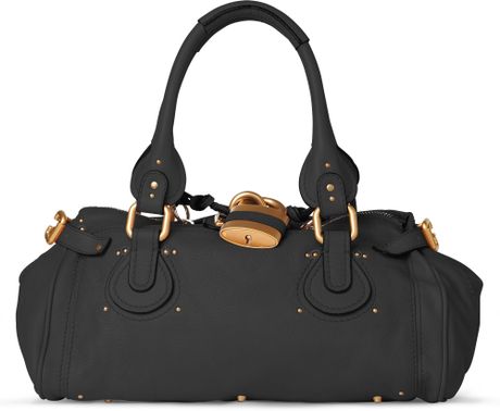 Chloé Paddington Classic Shoulder Bag in Black - Lyst