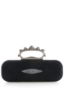 Alexander McQueen Stingray Clutch - Lyst