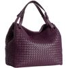 Bottega Veneta Violet Woven Nappa Cinched Tote in Purple (violet) - Lyst