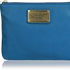 Marc By Marc Jacobs Leather Wristlet Clutch in Blue - Lyst