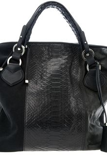 Pauric Sweeney Snakeskin and Leather Tote - Lyst