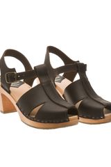 No. 6 Clog with T-bar Detail