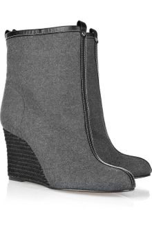 Christian Louboutin Jessy 85 Wedge Boots - Lyst
