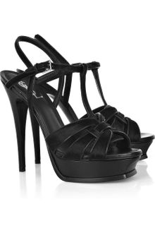 Yves Saint Laurent Tribute Calf Hair Sandals - Lyst