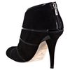 Dior Black Suede Patent Trim Graphic Ankle Boots in Black - Lyst