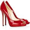 Jimmy Choo Quiet Patentleather Pumps in Red - Lyst
