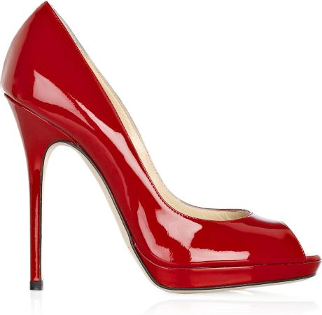 jimmy choo red patent