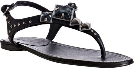 miu miu jeweled flat sandals