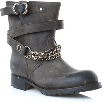 Pan E Tulipani Biker Boots - Lyst
