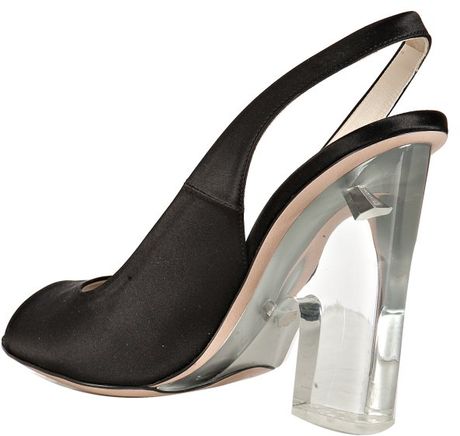 perspex slingback