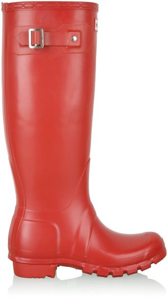 Hunter Red Tall Wellington Boots - Lyst