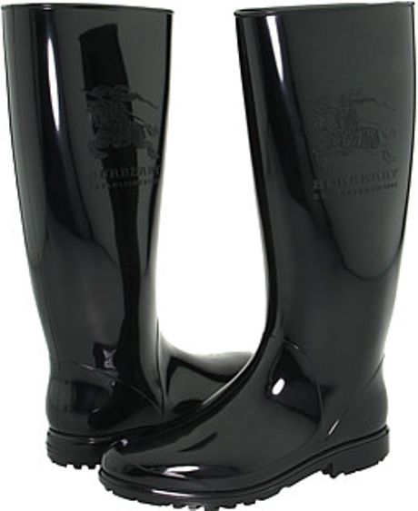 burberry equestrian rain boots