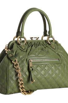 Marc Jacobs Olive Quilted Leather Stam Handbag - Lyst