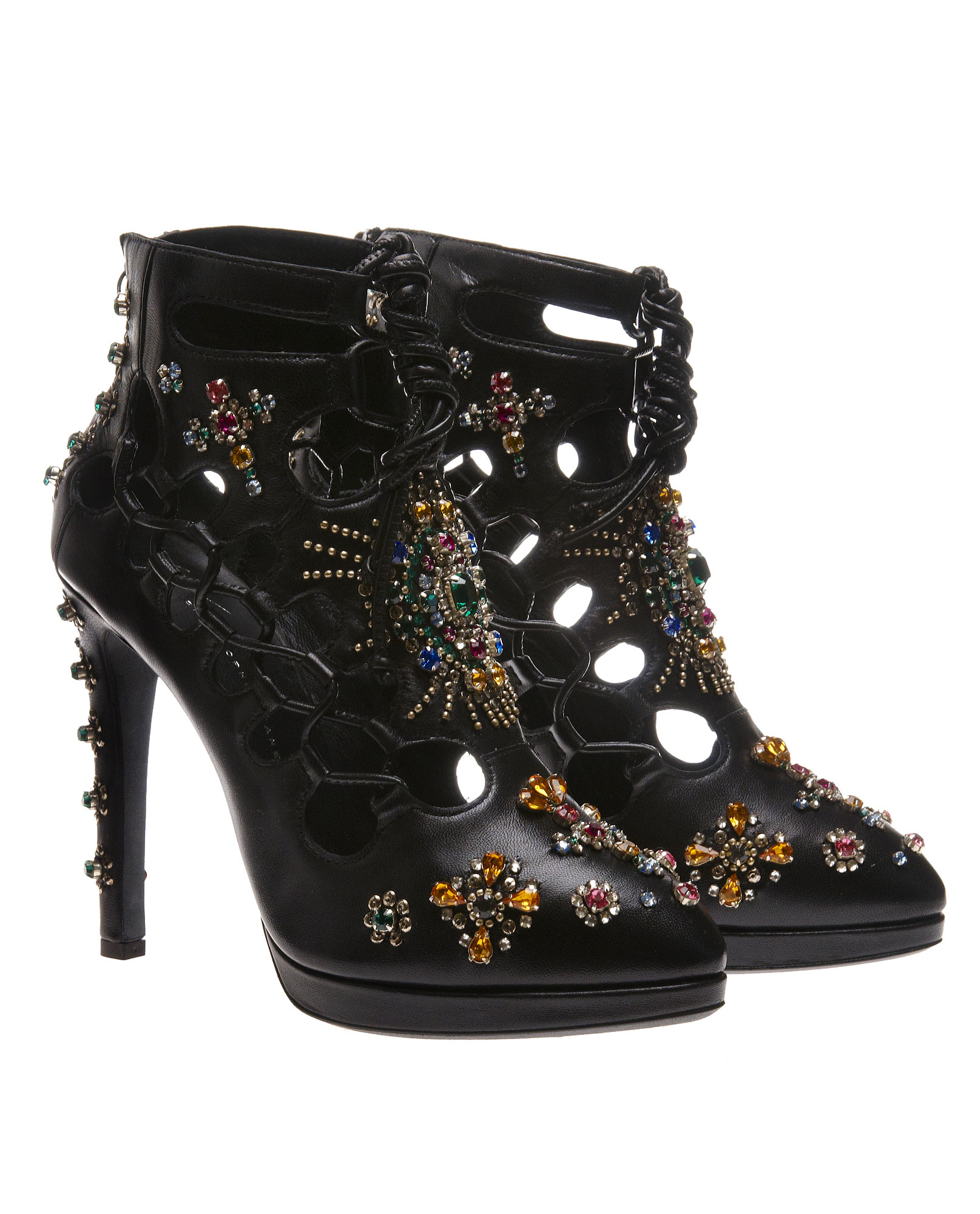 Giuseppe Zanotti X Christopher Kane Shoes with Gems in
