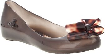 Melissa + Vivienne Westwood Bow Front Plastic Shoe - Lyst