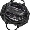Burberry Studded Leather Knight Bag in Black - Lyst