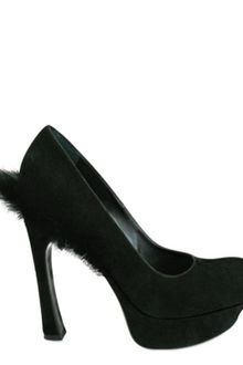 Yves Saint Laurent 105mm Suede Palais Pumps - Lyst