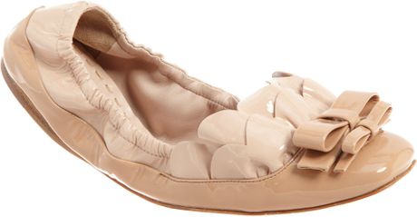 miu miu bow flats