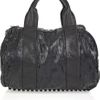 Alexander Wang Rocco Mini Duffle Leather Bag in Black