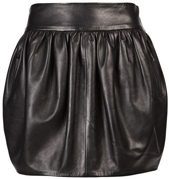 Barbara Bui Lamb Leather Mini Skirt - Lyst
