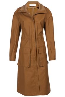 Cacharel Coated Overcoat - Lyst
