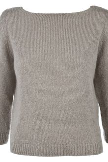 Carven Cropped Knit Jumper - Lyst