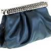 Christian Louboutin Kathena Satin Clutch in Blue (peacock) - Lyst