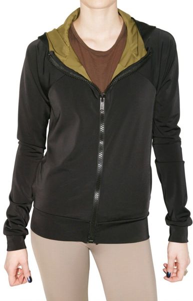 Delphine Murat Tecnical Jersey Stretch Jacket in Black - Lyst