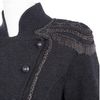 Diane Von Furstenberg Thesdore Embellished Wool Cardigan in Gray (charcoal) - Lyst